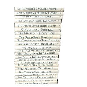 Beatrix Potter Peter Rabbit's LOT  23 Books Vintage Original Authorized Edition